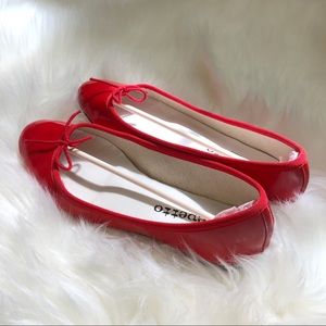 Repetto Red Cendrillon Ballerina Flats